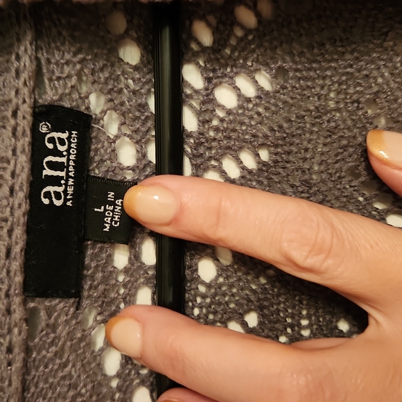 Long, 3/4 sleeve ANA light style cardigan - Picture 4 of 4